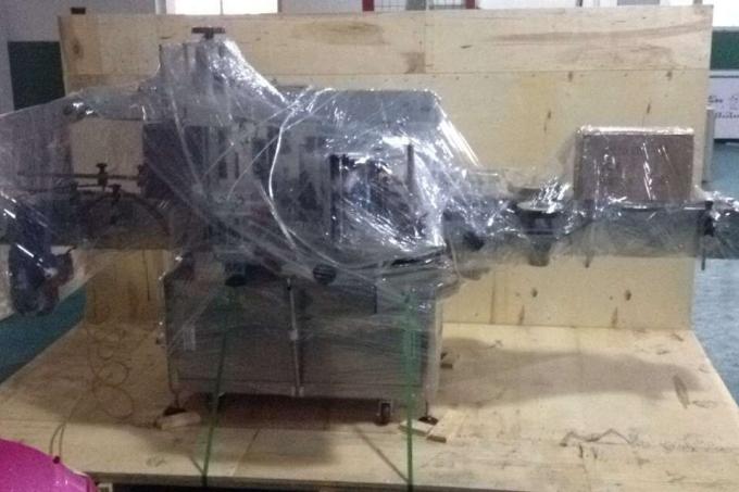 Etichettatrice per flaconi Opp in lega di alluminio per bottiglie rotonde, etichettatrice industriale