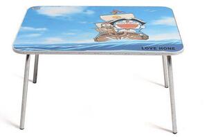 Applicatore di etichette per superficie piana con adesivo autoadesivo da tavolo con cercapersone che alimenta oggetti