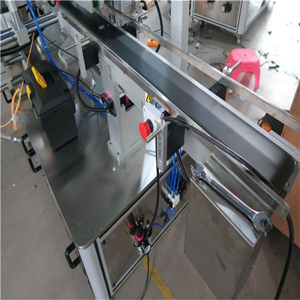 Etichettatrice per bottiglie quadrate, etichettatrice per adesivi per bottiglie doppie