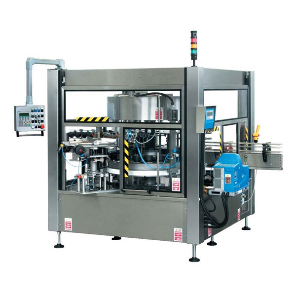 Etichettatrice rotativa dell'autoadesivo alato della bottiglia automatica piena del CE