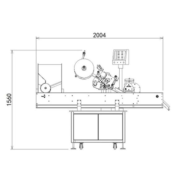Etichettatrice per fiale completamente automatica ad alta velocità per bottiglie piccole