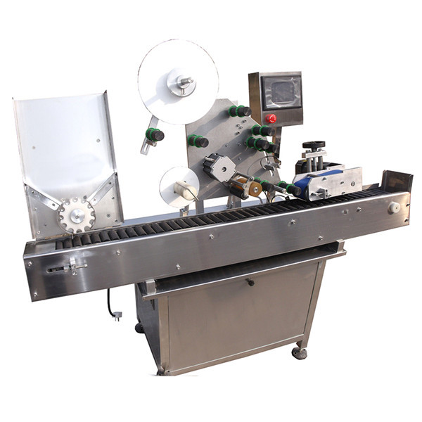 Etichettatrice adesiva per fiala piccola bottiglia rotonda con piattaforma girevole