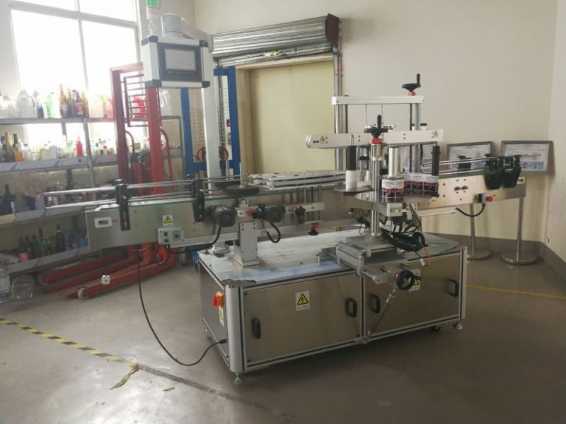 Cina Macchina etichettatrice per bottiglie quadrate completamente automatica avvolgere per fornitore 3000-5000B / H.